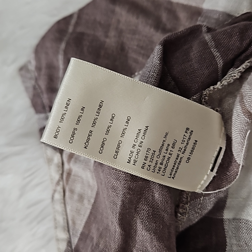 Free People We The Free Summer Serenade Linen Top NWOT - Picture 5 of 10